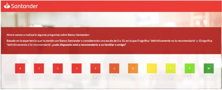 Encuesta Banco Santander