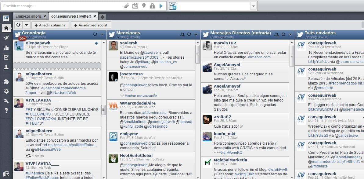 Hootsuite, herramienta de administracion de redes sociales